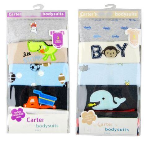 Боди 5шт, с коротким рукавом, для мальчика, Carter's