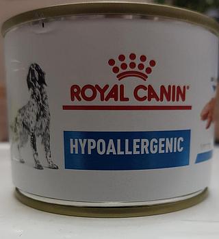 Влажный корм для собак с аллергией Royal Canin HYPOALLERGENIC CANIN 200 g.