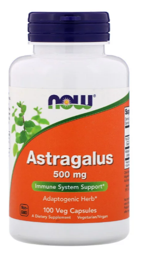Now Foods, Astragalus, 500 мг, 100 капсул