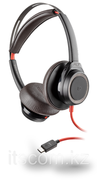 Проводная гарнитура Poly Plantronics Blackwire 7225, USB-C, Black (211145-01)