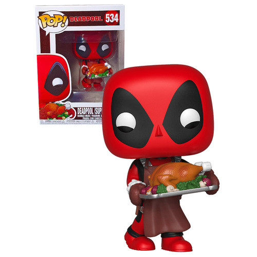Funko Pop Дэдпул c индейкой 534 (Supper hero)