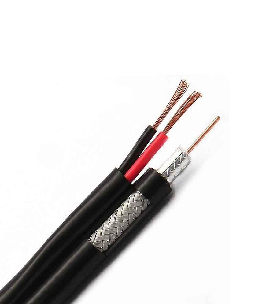Кабель RG 174 Single + 2*0.75 Mm Outdoor Round, CCA.