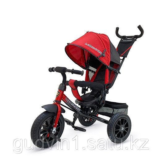 Велосипед трехколесный с ручкой управления Lexus Trike, красный 01-12076