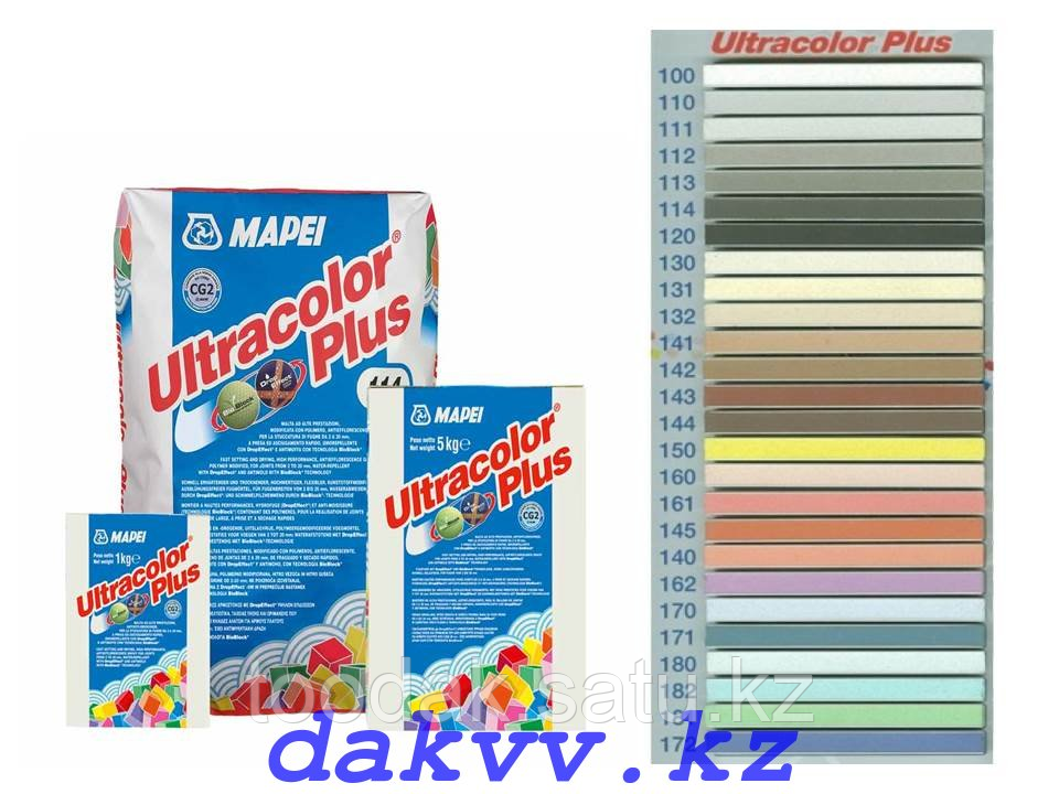 Ultracolor Plus Mapei затирка для швов с гидрофобным эффектом ( цветная)