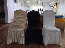 Чехлы для стульев из королевской велюровой ткани