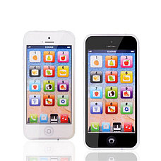 Сенсорный детский телефон, цвет белый, фото 2