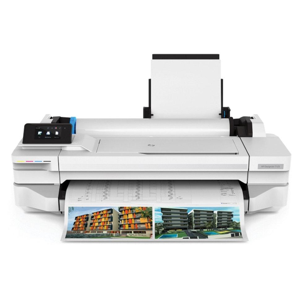 Плоттер HP DesignJet T125 24-in Printer (A1/610mm) 5ZY57A