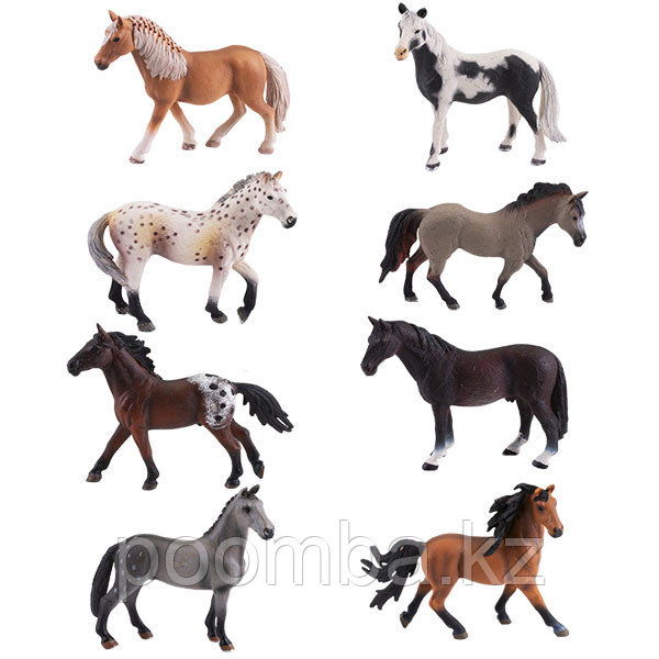 Фигурка игрушка  "Лошадь", 8 видов (в ассортименте)