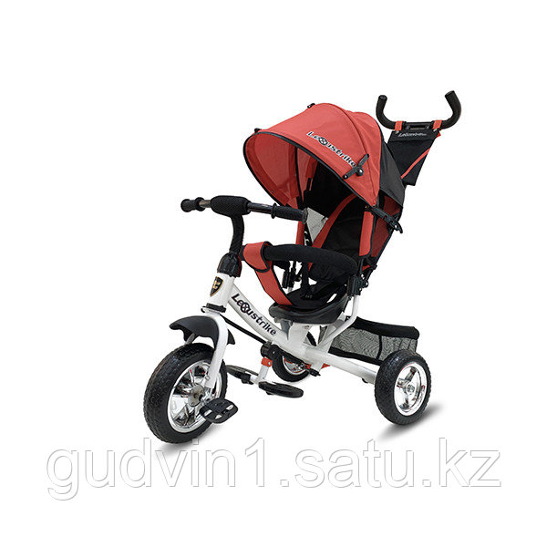 Велосипед 3-х колесный Lexus Trike, колеса пластик, белый/красный 01-12586
