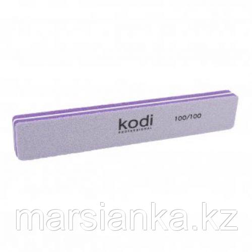 Баф для ногтей прямоугольный Kodi 100/100 фиолетовый