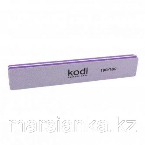 Баф для ногтей прямоугольный Kodi 180/180 фиолетовый