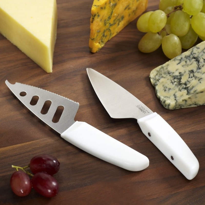 Набор ножей для сыра DUO белый (Joseph Joseph, Англия) - фото 1 - id-p74465188