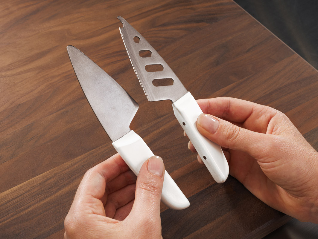 Набор ножей для сыра DUO белый (Joseph Joseph, Англия) - фото 4 - id-p74465188