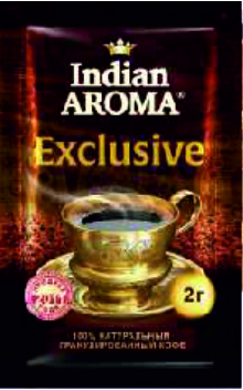 Кофе гран.раст. Indian Aroma Exclusive 2г*100шт - фото 1 - id-p74465392
