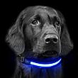Светодиодный ошейник для собак usb, цвет голубой, размер S, фото 2