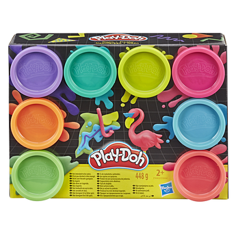 Набор пластилина Play-Doh - Неон, 8 цветов