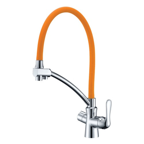 Смеситель Lemark Comfort LM3070C-Orange для кухни с подключением к фильтру с питьевой водой
