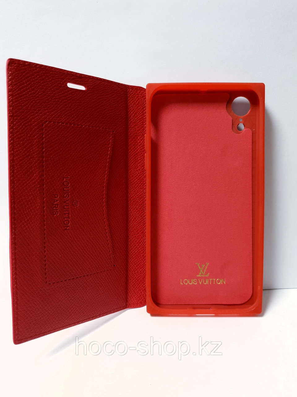 Кожаный чехол-книжка Louis Vuitton iPhone XR - фото 2 - id-p74478748