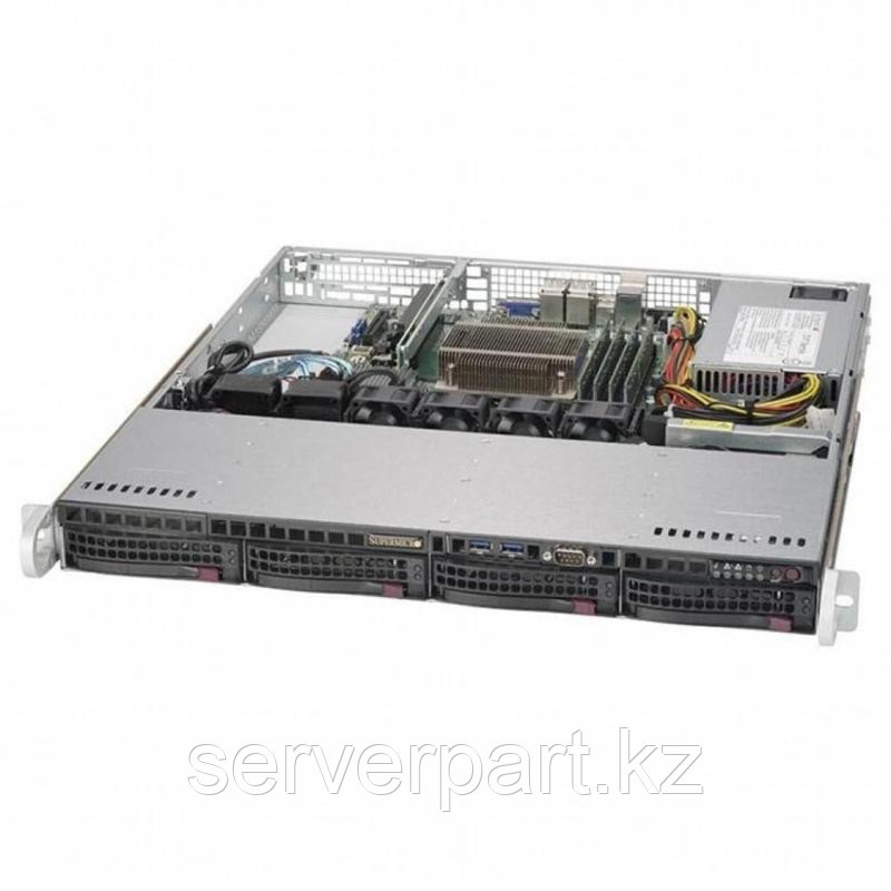 Сервер Supermicro 813MFTQC\X11SCL-F Rack 1U 4LFF