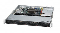 Сервер Supermicro 813MFTQC\X11SCL-F Rack 1U 4LFF