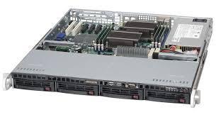Сервер Supermicro 813MF2TQC\X10DRL Rack 1U 4LFF
