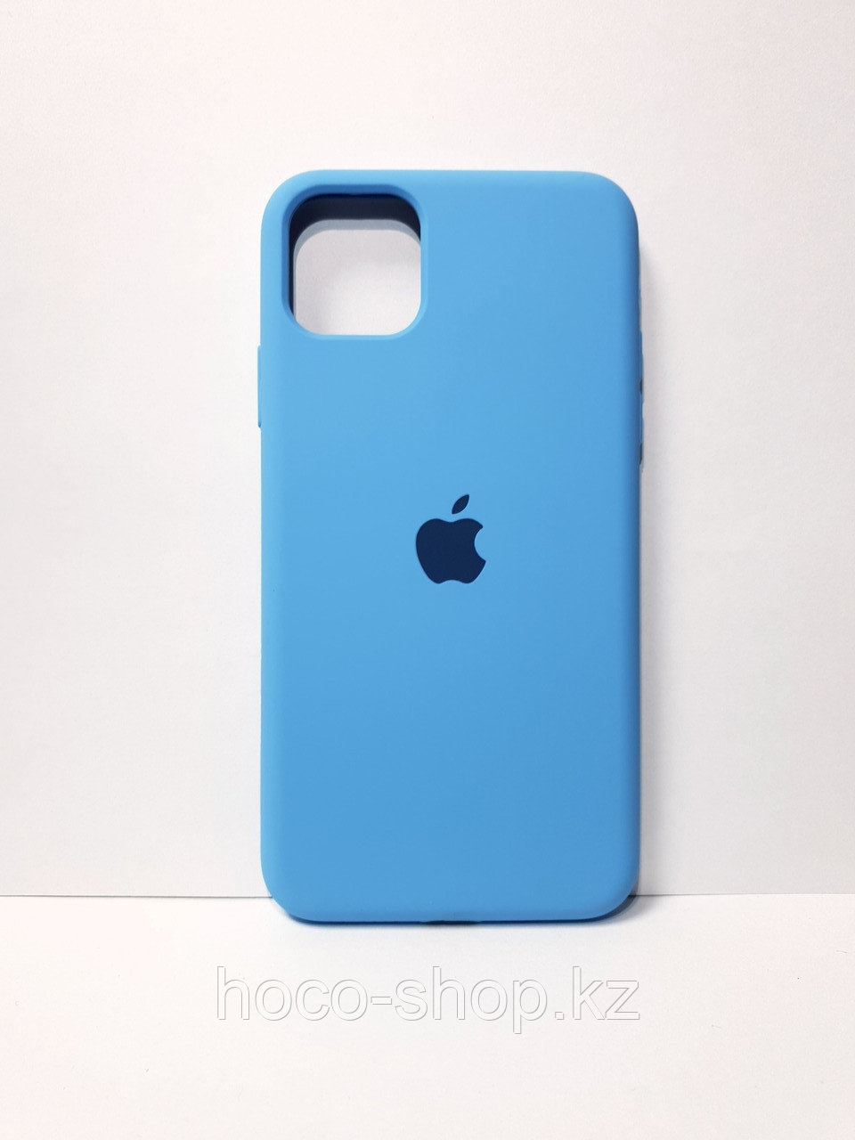 Защитный чехол для iPhone 11 Pro Max Soft Touch силиконовый, голубой