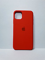 Защитный чехол для iPhone 11 Pro Max Soft Touch силиконовый, красный