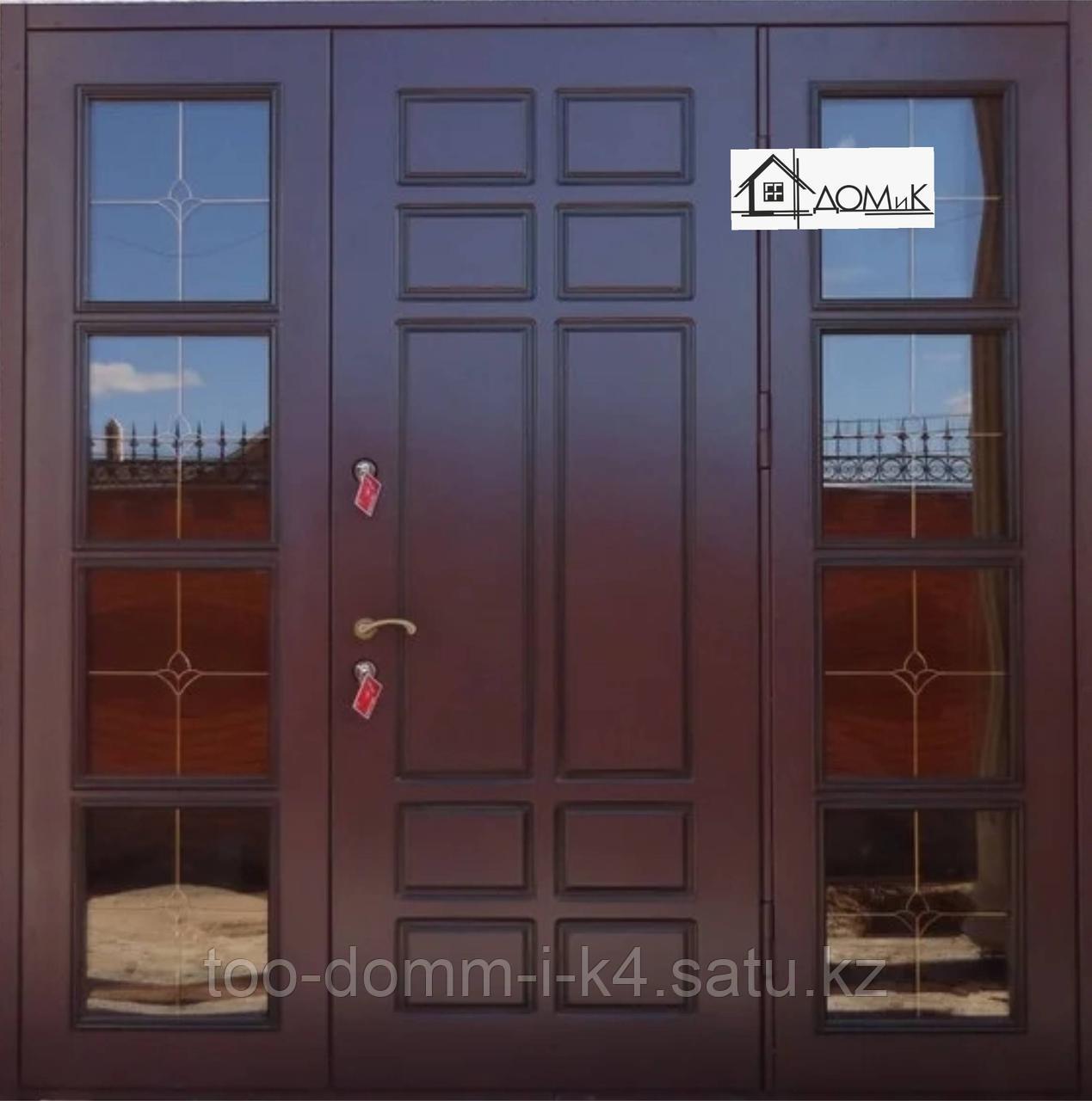 Дверь со стеклопакетом на заказ в Алматы
