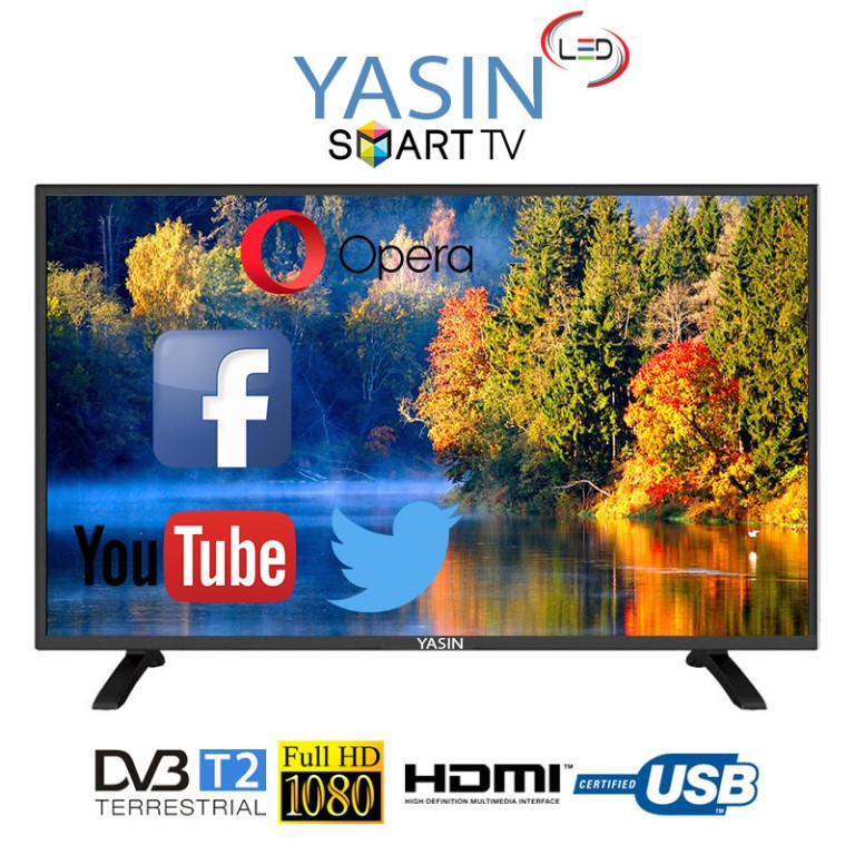 Телевизор Yasin LED 43E8000 WI-FI YOU TUBE