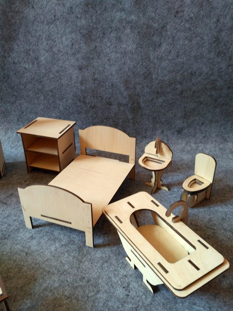 Кукольная ЭКО мебель (10 предметов) - фото 3 - id-p74482728
