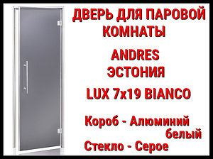 Дверь для паровой комнаты Andres Lux Bianco