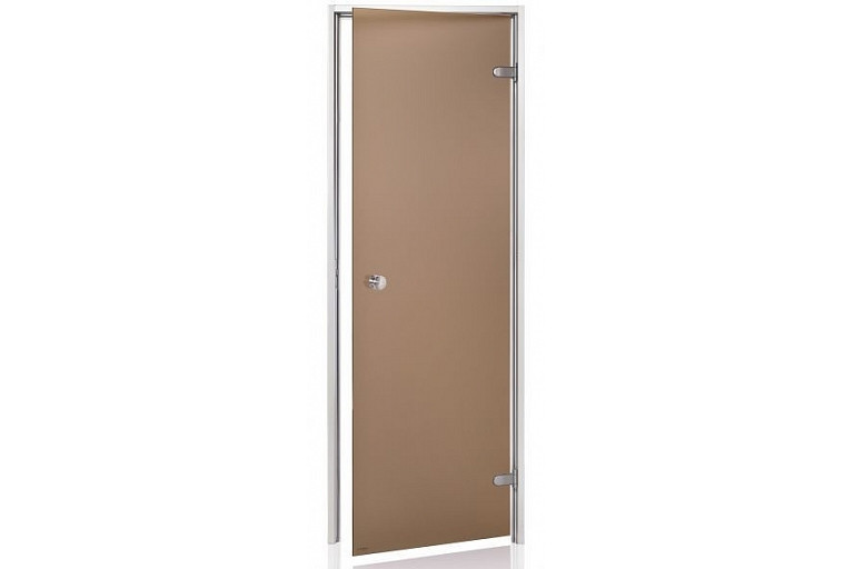Дверь Andres Au для паровой комнаты (Размер: 69x189 см., Стекло - Бронза, Короб - Алюминий, Без порога) - фото 2 - id-p74465988