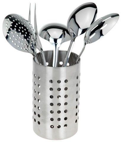 Набор кухонных аксессуаров с подставкой EH Kitchen utensils set [6 предметов] - фото 1 - id-p74484710