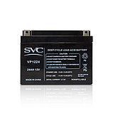 SVC VP1224 Батарея Свинцово-кислотная 12В 24 Ач Размер в мм.: 174*164*125, фото 3