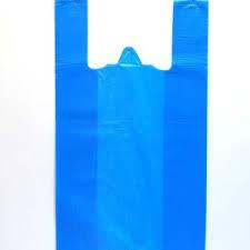 Пакет майка, синего цвета 560х630 мм - фото 1 - id-p74498309