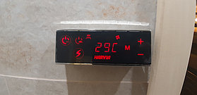 Финская сауна с парообразователем. Размер = 3,0 х 2,2 х 2,2 м. Адрес: г. Алматы, ЖК "Mountain Drive" 5