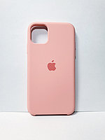 Защитный чехол для iPhone 11 Soft Touch силиконовый, розовый