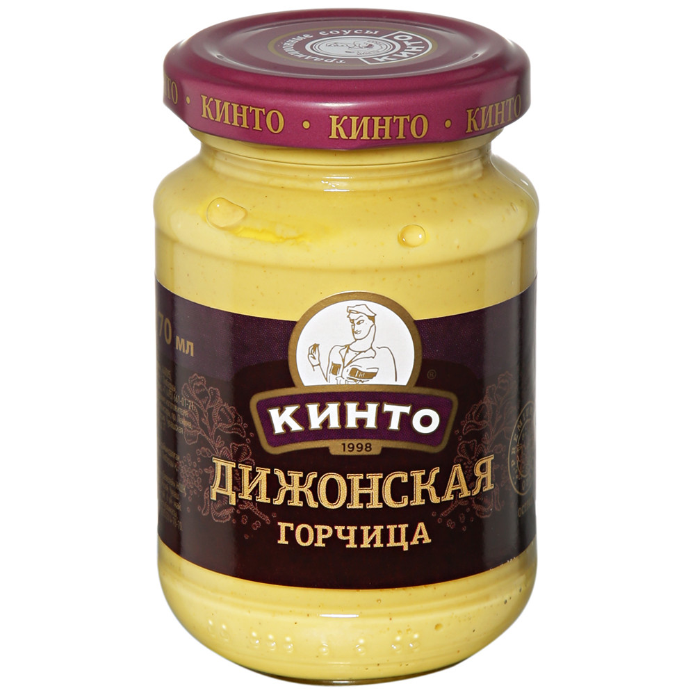 Горчица"Дижонская "Кинто" 170 мл