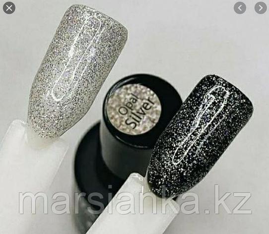 Гель лак Grattol LS Opal Silver, 9ml, фото 2