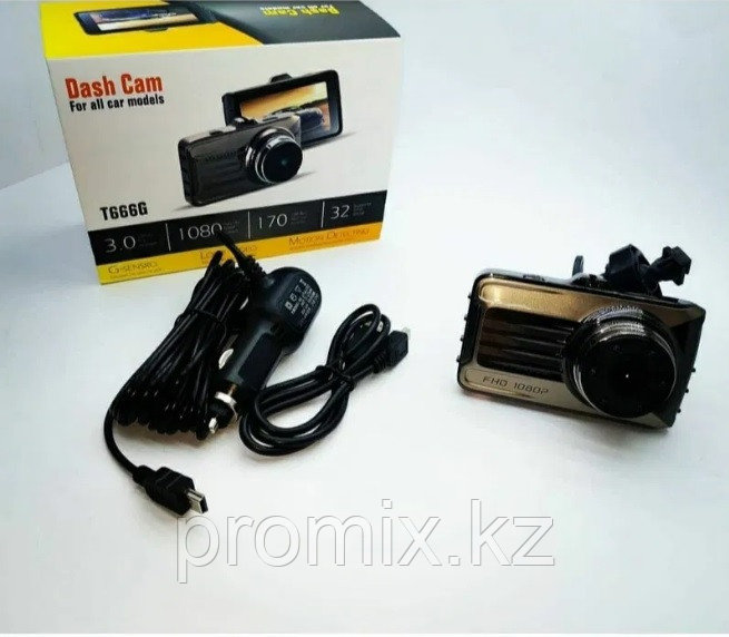 Видеорегистратор T666G Full HD Dash Cam - фото 5 - id-p74503322