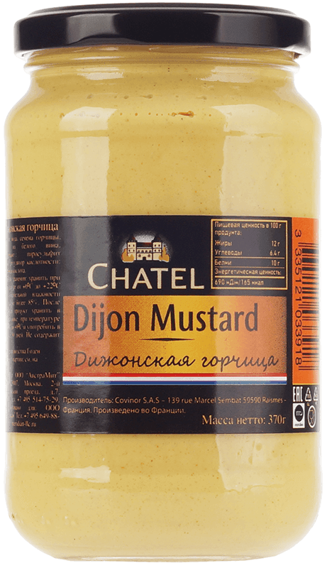 Chatel горчица дижонская, 370 г
