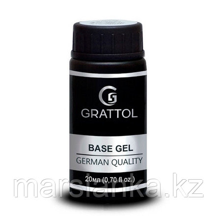 Rubber base gel (каучуковая база) GRATTOL, 20мл