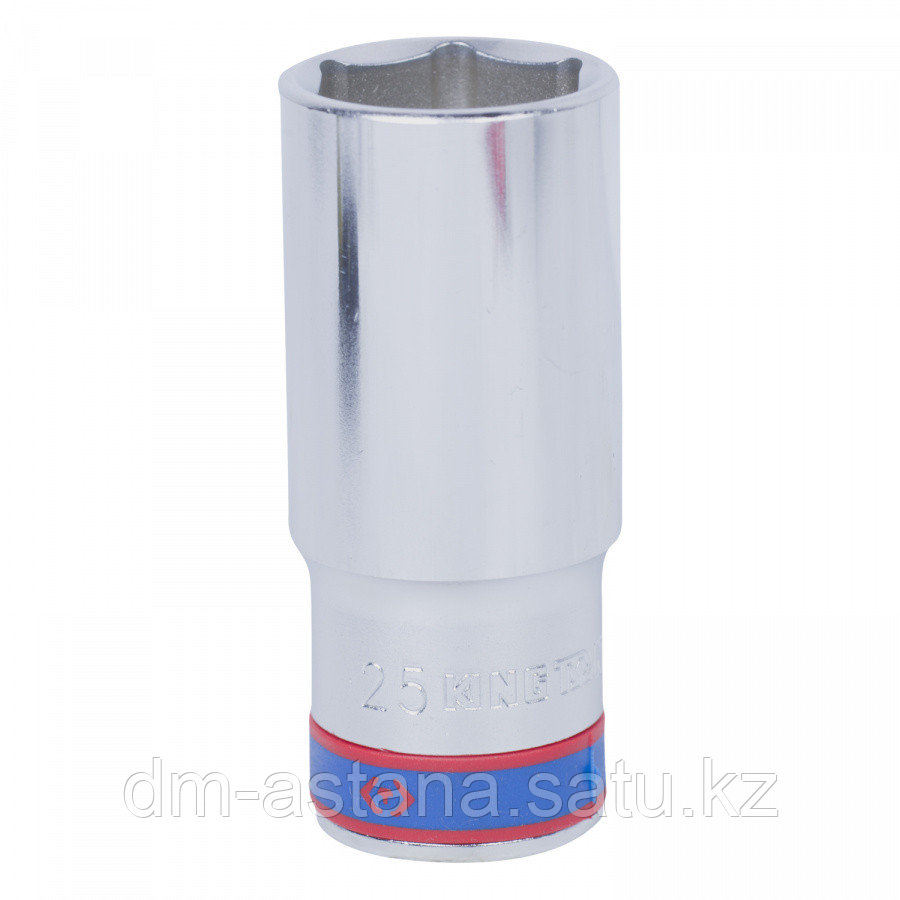 KING TONY Головка торцевая глубокая шестигранная 1/2", 25 мм KING TONY 423525M