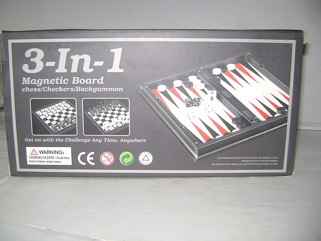 Игрушки Шахматы 3в1 м.