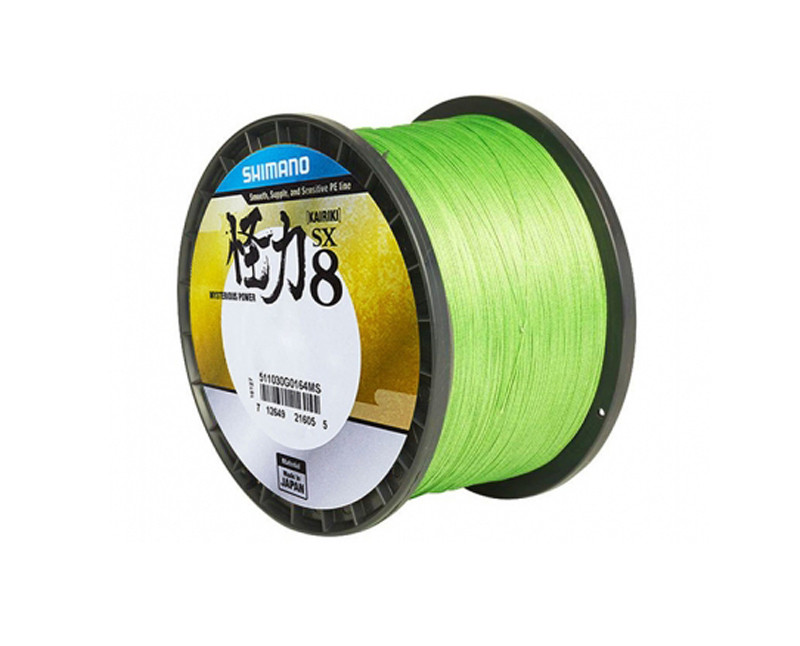 Шнур SHIMANO KAIRIKI MANTIS GREEN (2700м)(0,25мм)(21,0кГ) R 12810