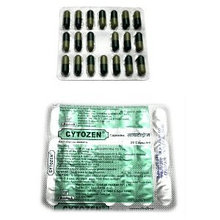 Цитозен (Cytozen), - гепатопротектор, 20 капс., алкогольные болезни печени, гепатит