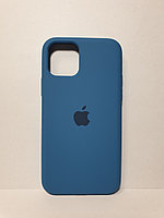 Защитный чехол для iPhone 11 Pro Soft Touch силиконовый, темно-синий