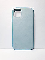 Чехол для iPhone 11 Pro X-Level кожаный, голубой