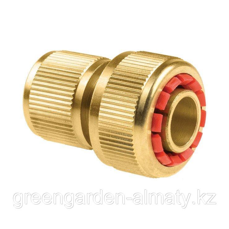 Коннектор - стоп латунный 1/2'' BRASS | CELLFAST(Польша), фото 1