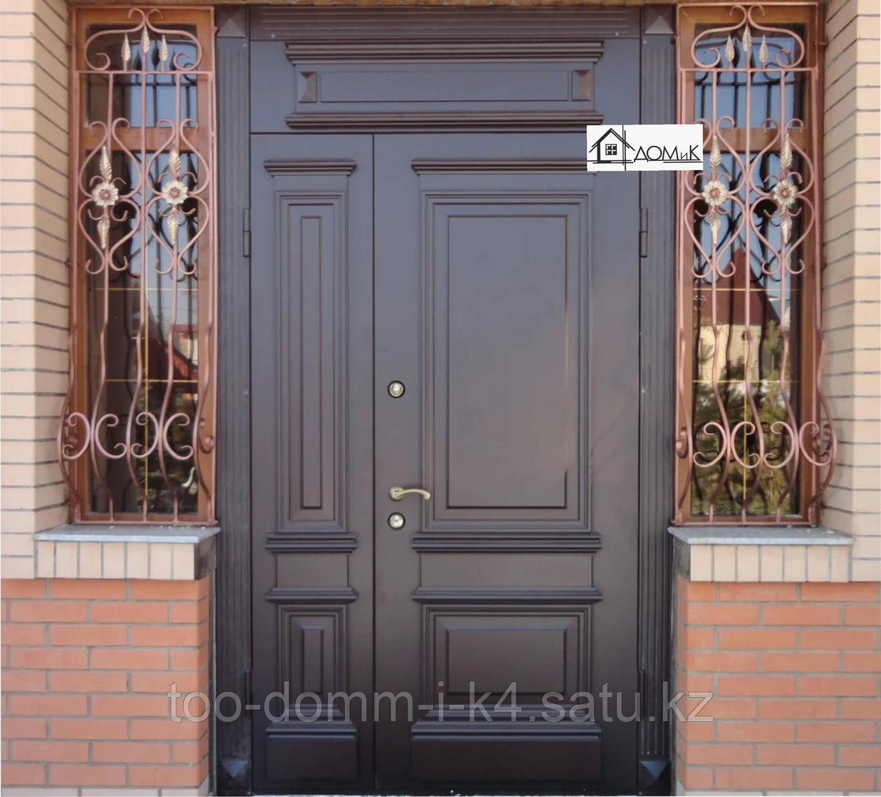 Дверь утепленная бронированная на заказ в Алматы